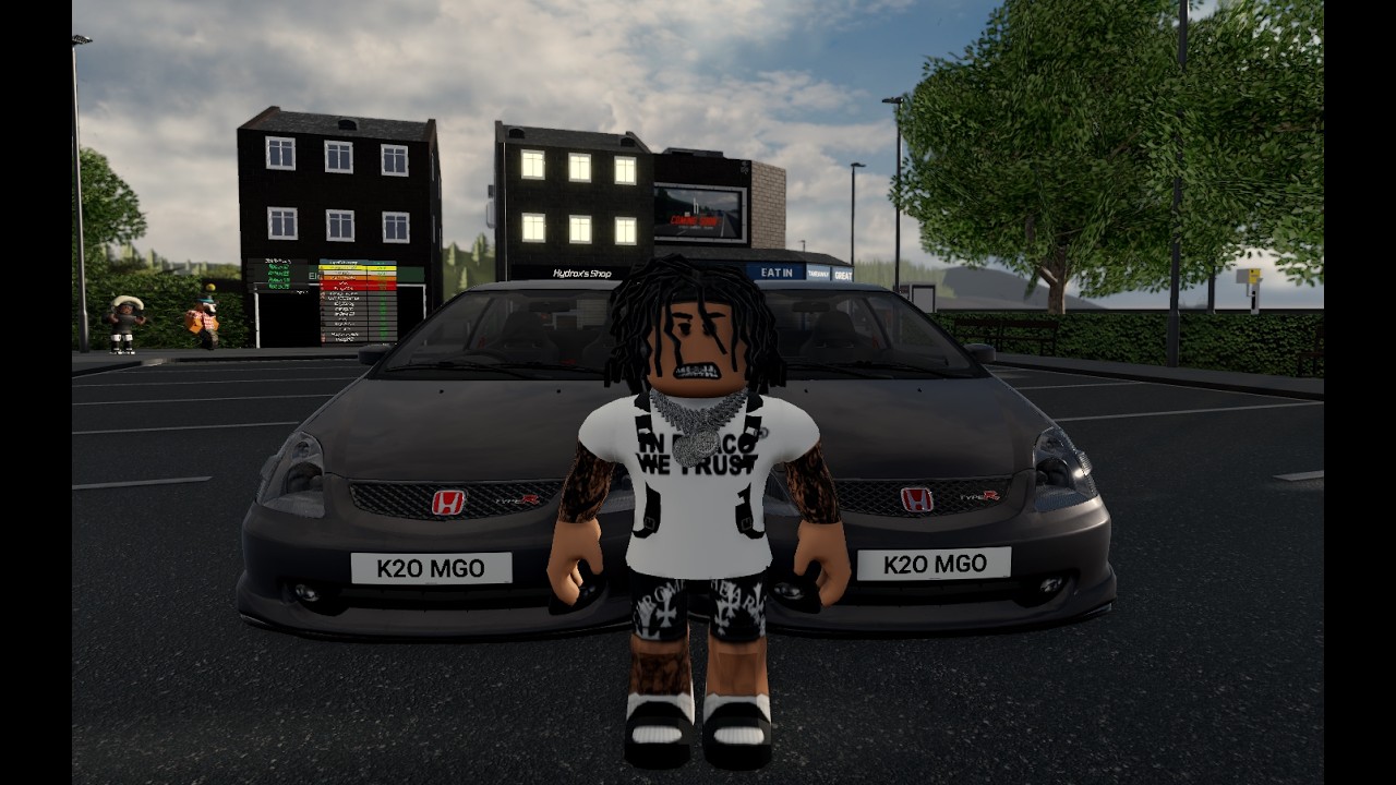 HONDA CIVIC TYPE R DRIVING GAMEPLAY HYDROX SANDBOX UK V2 ROBLOX!!!
