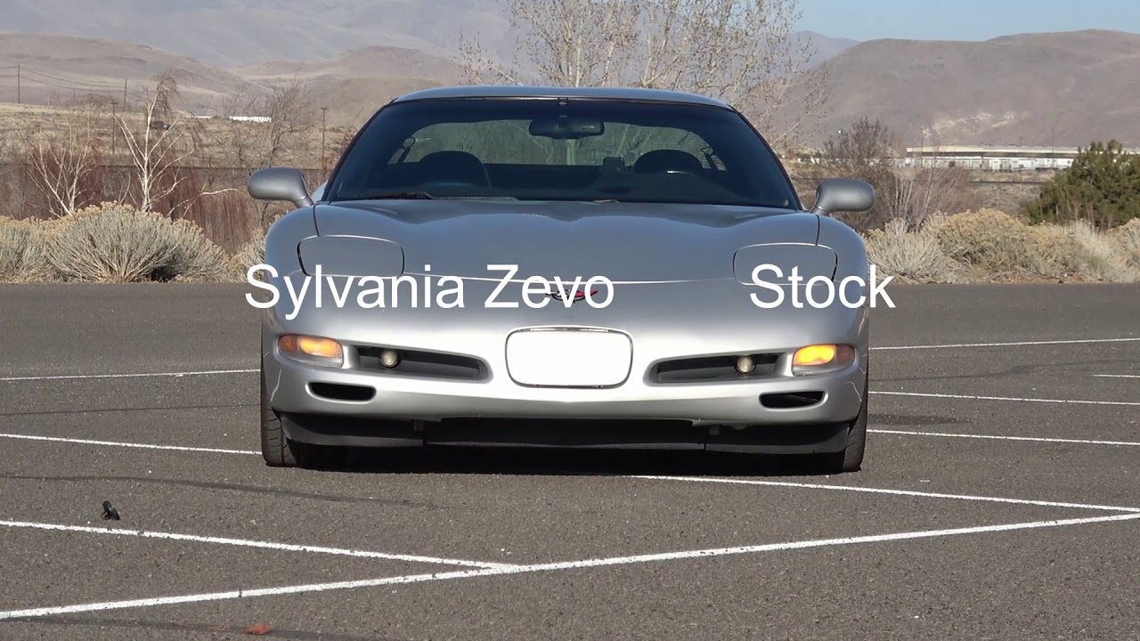 Sylvania Zevo 3157A LED Bulbs in C5 Corvette front turn signal and DRL