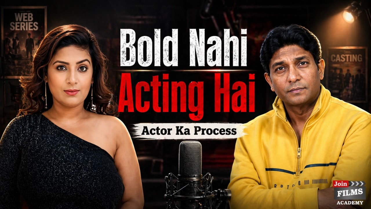 Ullu जैसे Webseries में  Bold Scene का सच | Ayushi Bhowmick Podcast | #podcast #bold | JoinFilms App