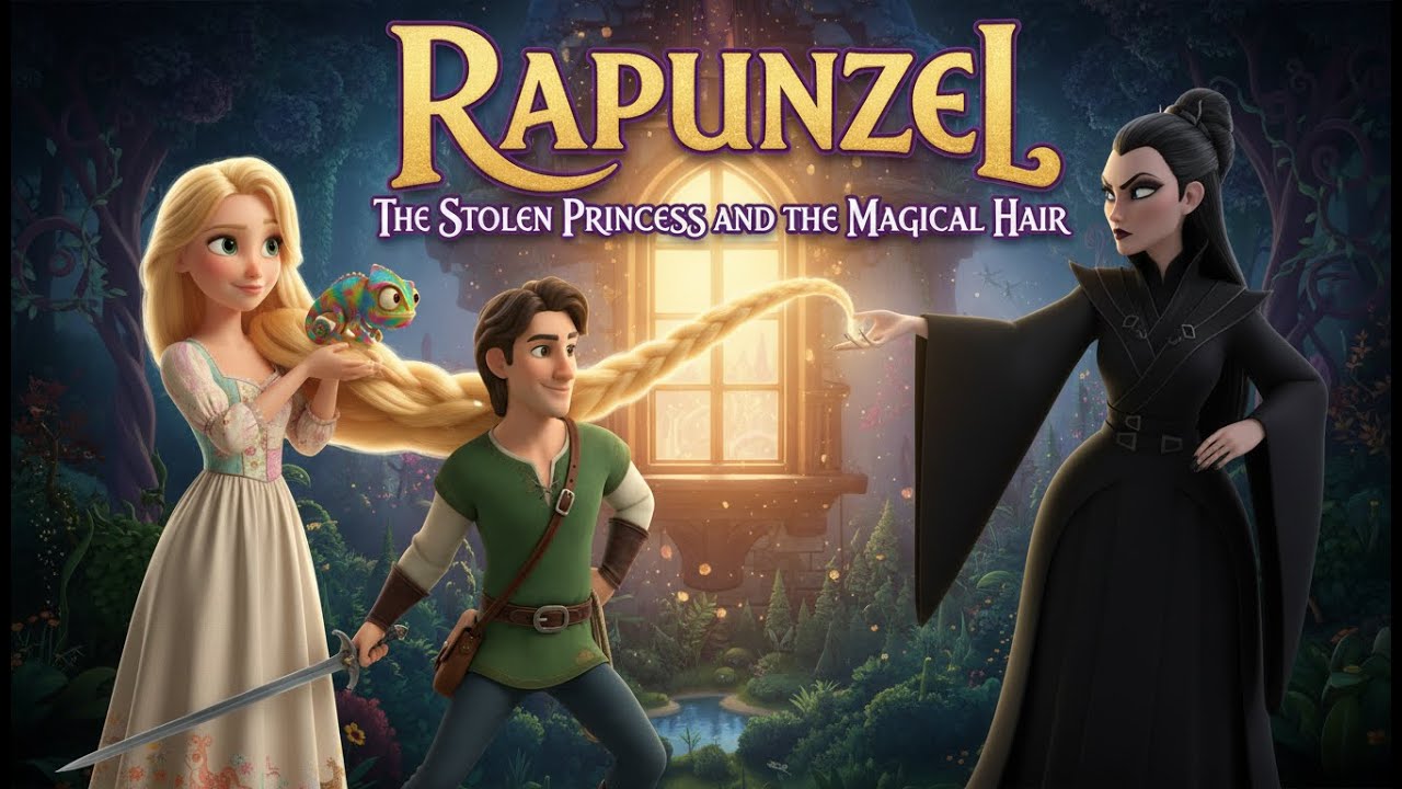 Rapunzel: The Stolen Princess and the Magical Hair | Fairy Tales | Cartoon Animation