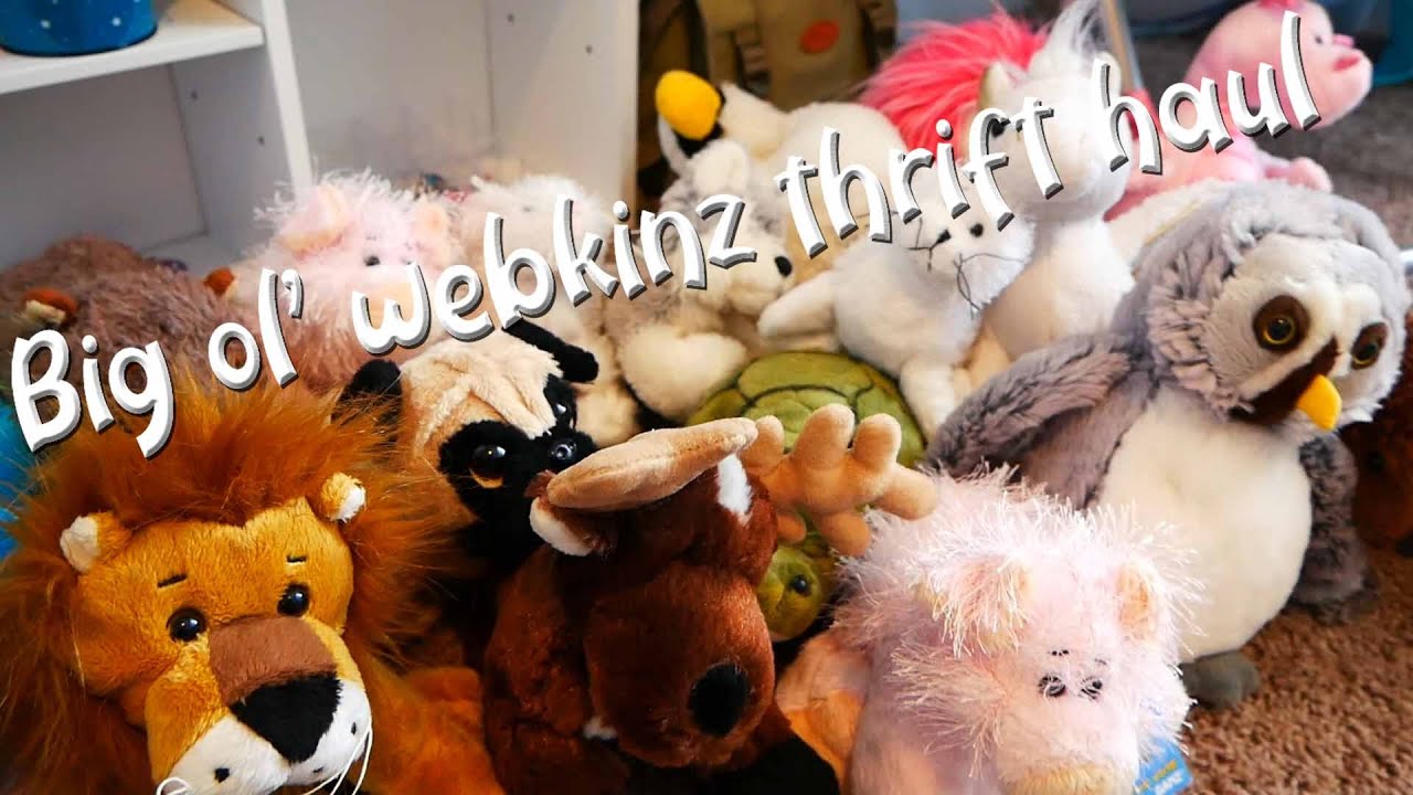 BIG Webkinz Thrift Haul + Vlog!