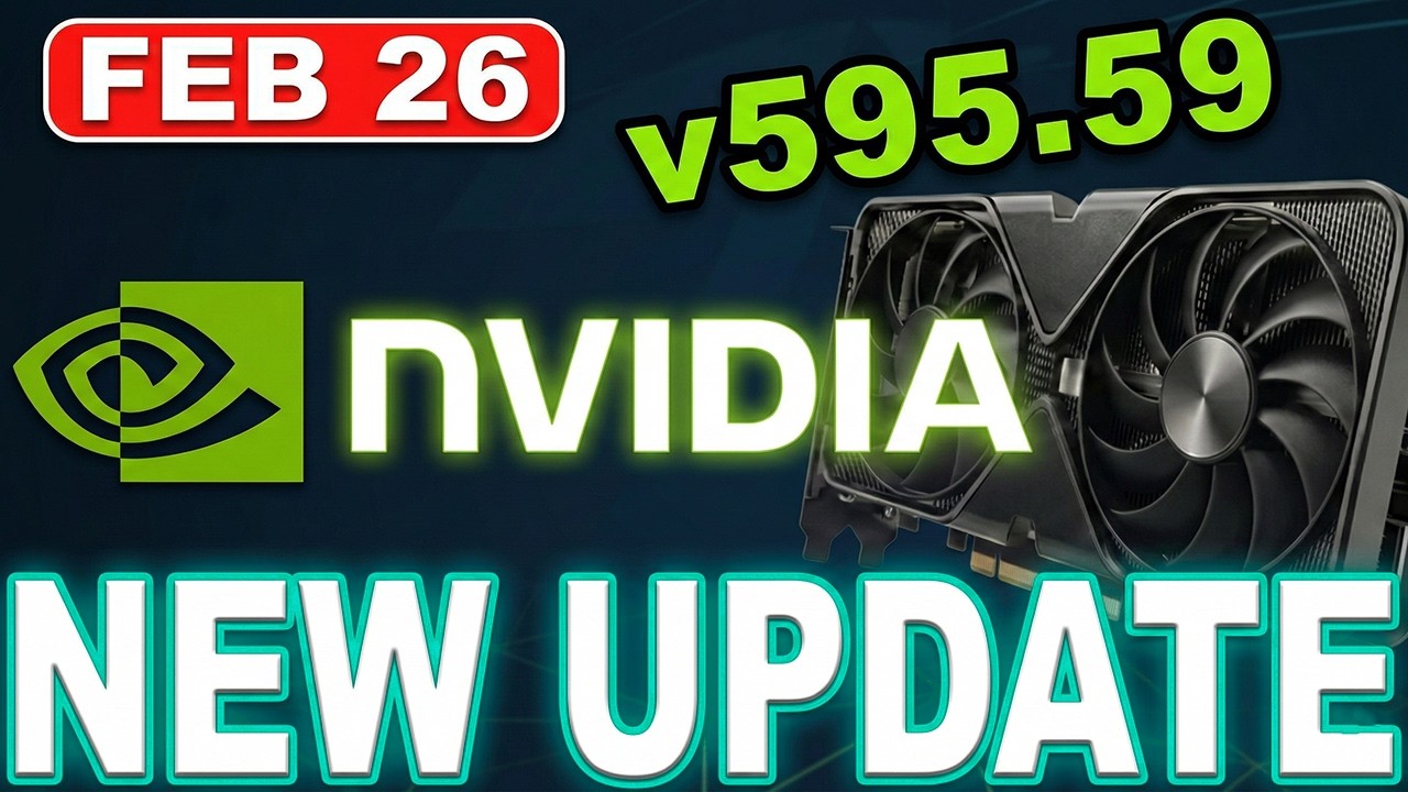 NVIDIA UPDATE GeForce GRD 595.59 Is Here – Massive Game Fixes & Stability Boost Explained!