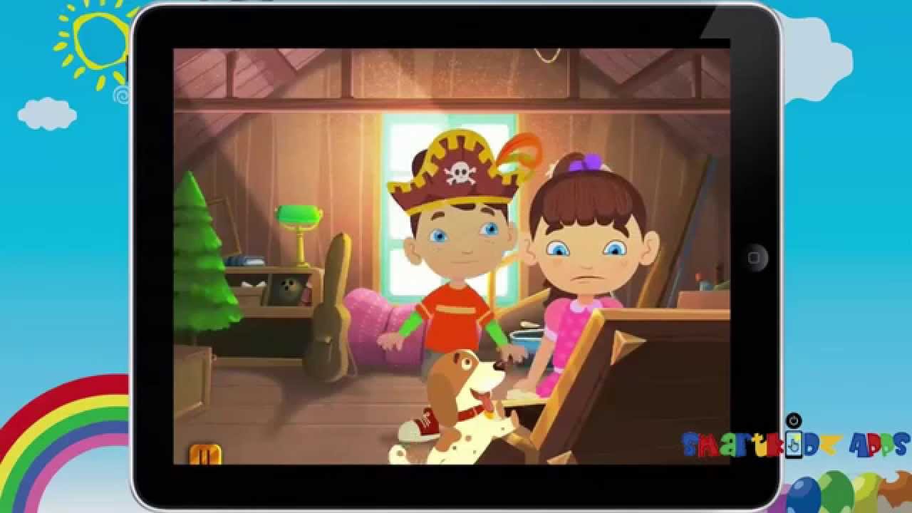 Zac And Zoey - The Hunt For The Secret Treasure Free App iPad kids Review Gameplay