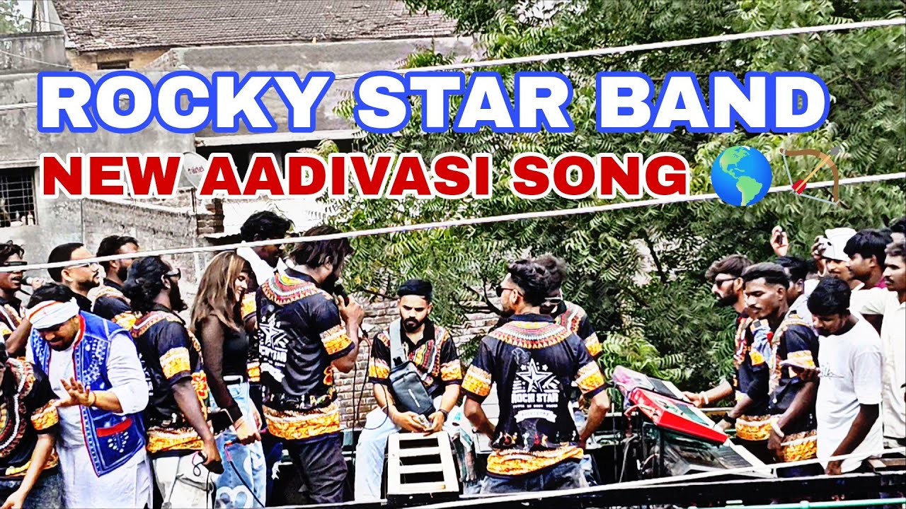 Rockstar band   new aadivasi Song  me At borad 🌎🏹🚩