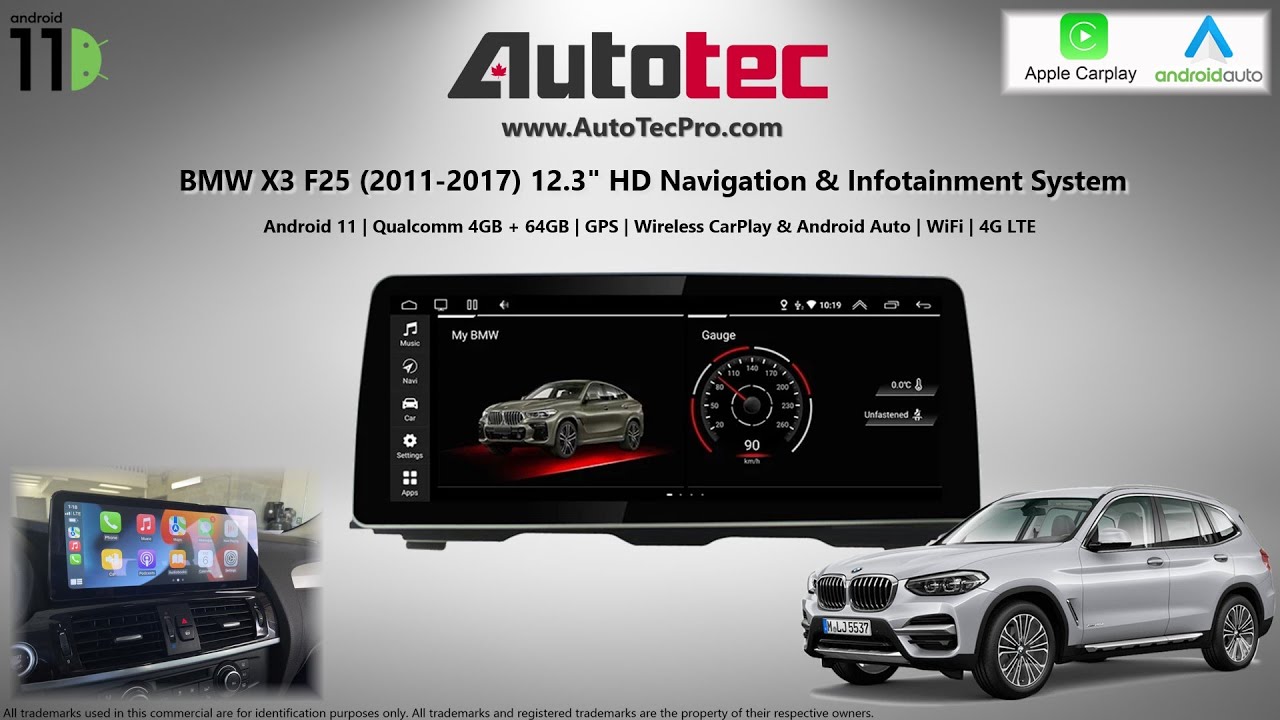 *AutoTecPro* BMW X3 F25 (2011-2016) 12.3