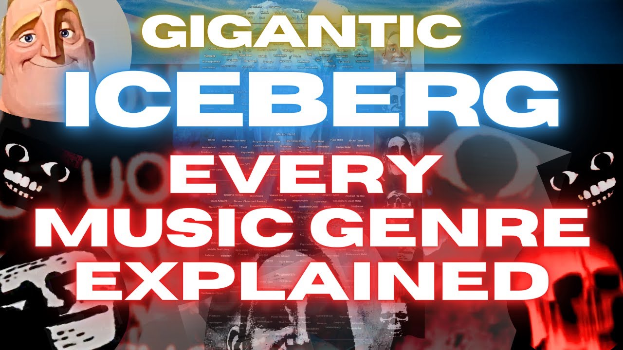 THE MUSIC ICEBERG - EVERY MUSIC GENRE EXPLAINED