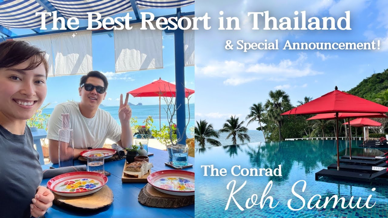 🏖️{Travel Vlog} Koh Samui Thailand | Staying at The Conrad Koh Samui | Best Resort Stay Ever!