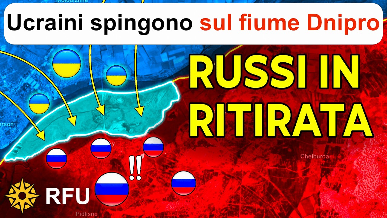 Contrattacco Ucraino Multifase Libera parte del Dnipro