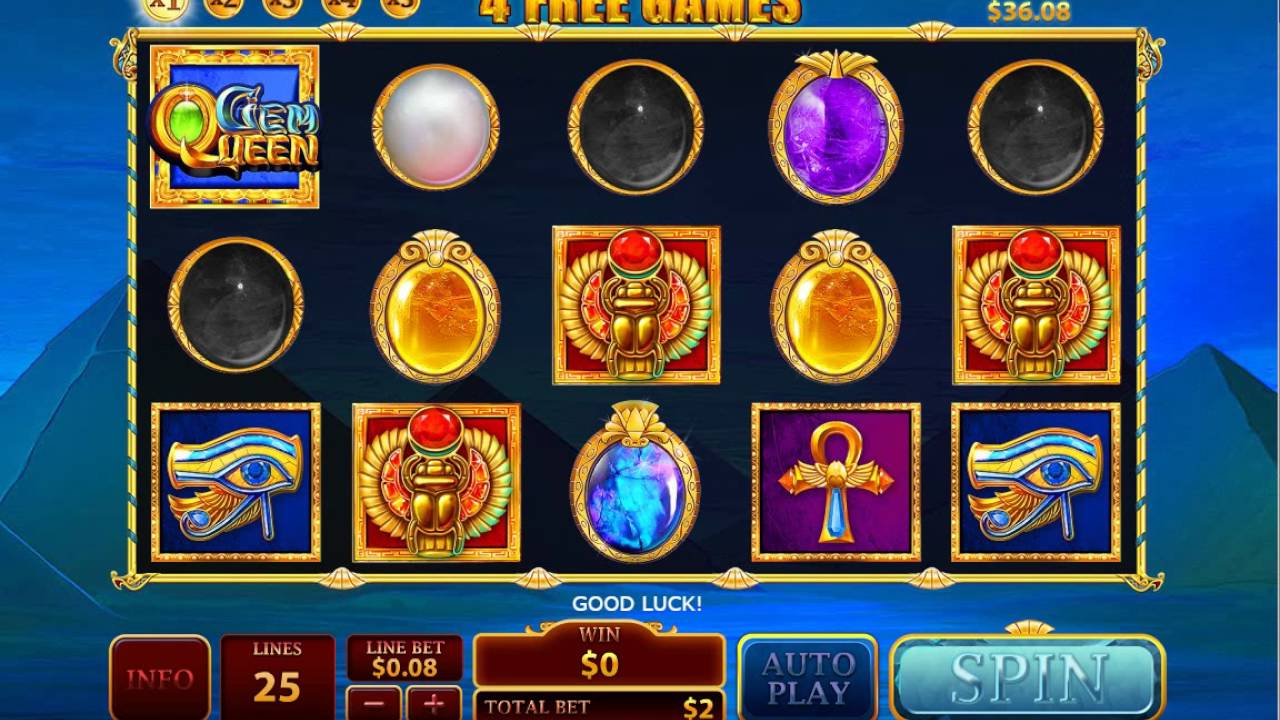 Gem Queen bonus game - playtech new slot
