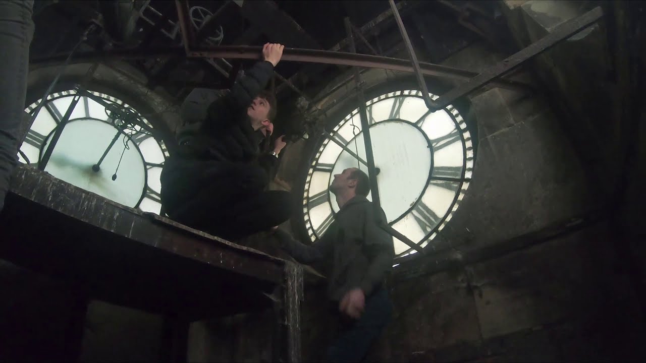 Clock Tower & Cells at The Abandoned Crown Court / Abandoned Town Hall in Sheffield