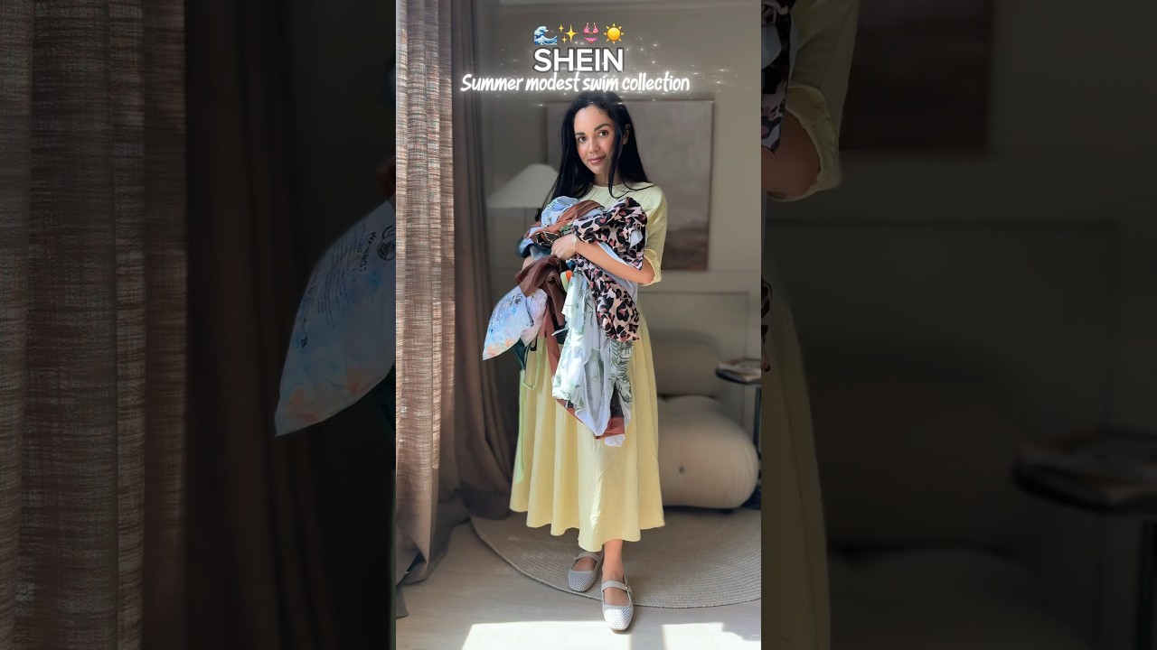 SHEIN modest swimwear haul 