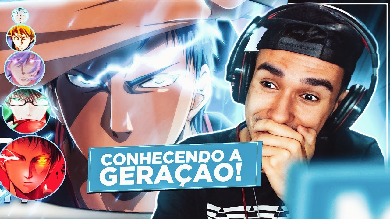 (6 em 1) REACT - Raps do Akashi, Aomine, Kise, Midorima, Murasakibara e Kuroko | Flash Beats 🏀