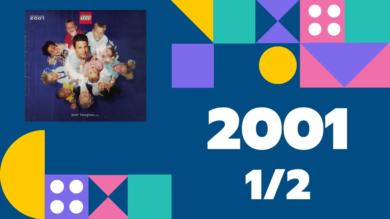 Polski katalog klocków LEGO 2001 1/2 LEGO bricks catalog 2001