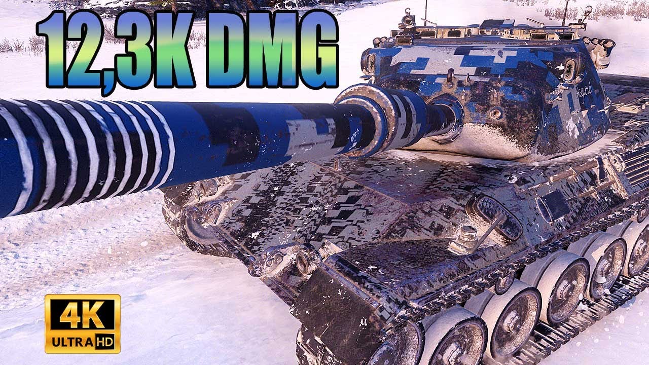 Leopard 1: 12.3k damage! - World of Tanks