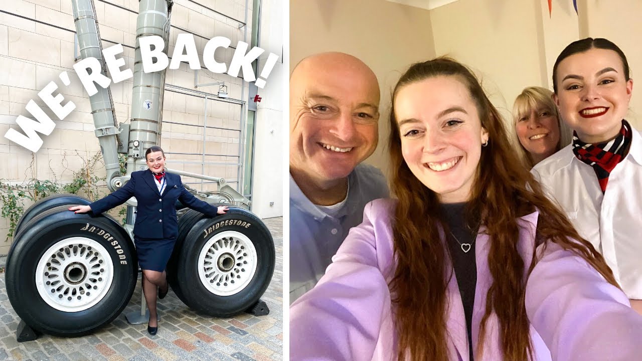 SISTER TAKES OVER MY CHANNEL FOR THE DAY! | MY CABIN CREW GRADUATION!