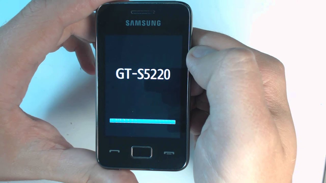 Samsung Star 3 S5220 factory reset