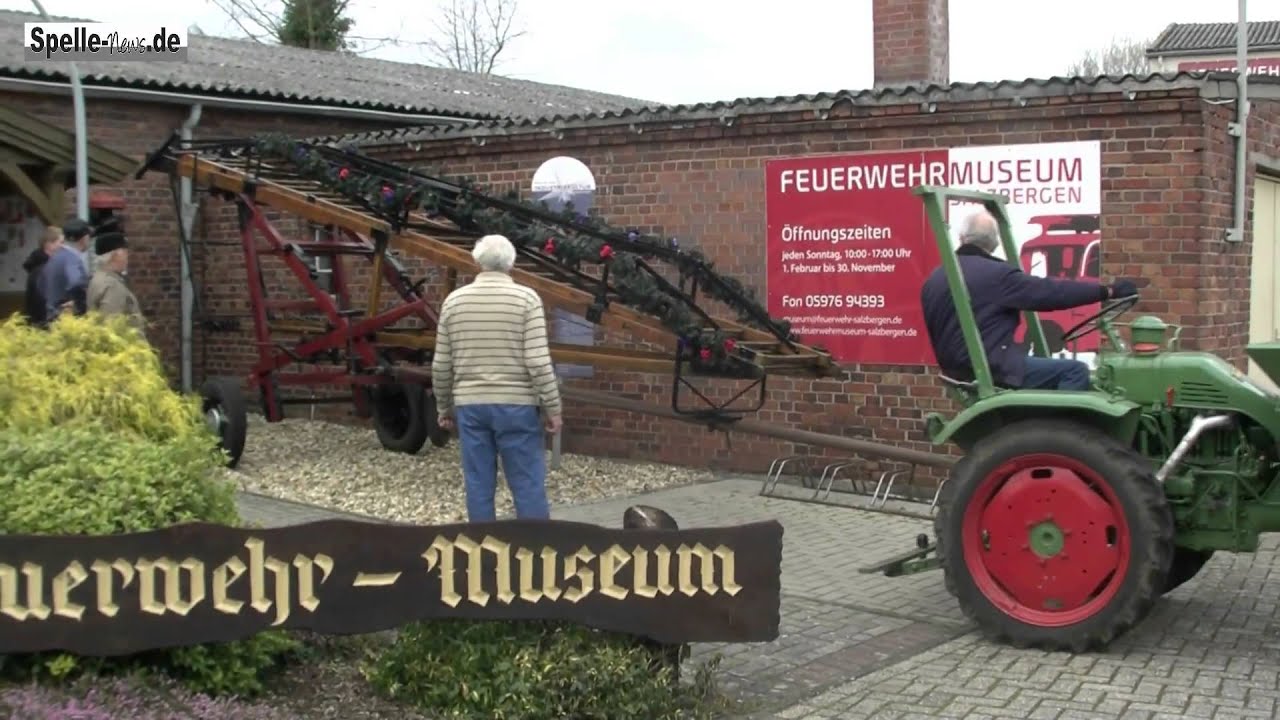 Spelle-News.de &Uuml;bergabe der Schiebeleiter an das Feuerwehrmuseum Salzbergen 25.02.2014