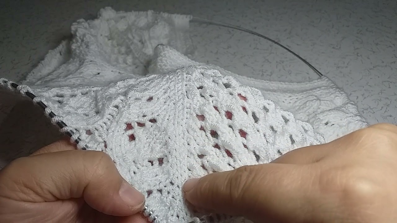 ASLI HIRKA 15.bölüm BEBEK VERSİYONU omuzdan başlamalı bebek hırkası #aslıhırka #örgü #örüntü #örgü