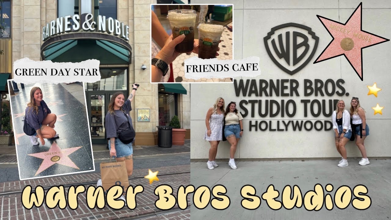 Тур по студии Warner Bros., книжный шопинг и туры по домам знаменитостей 🇺🇸📚☕️ USA VLOG ЧАСТЬ 2 •...