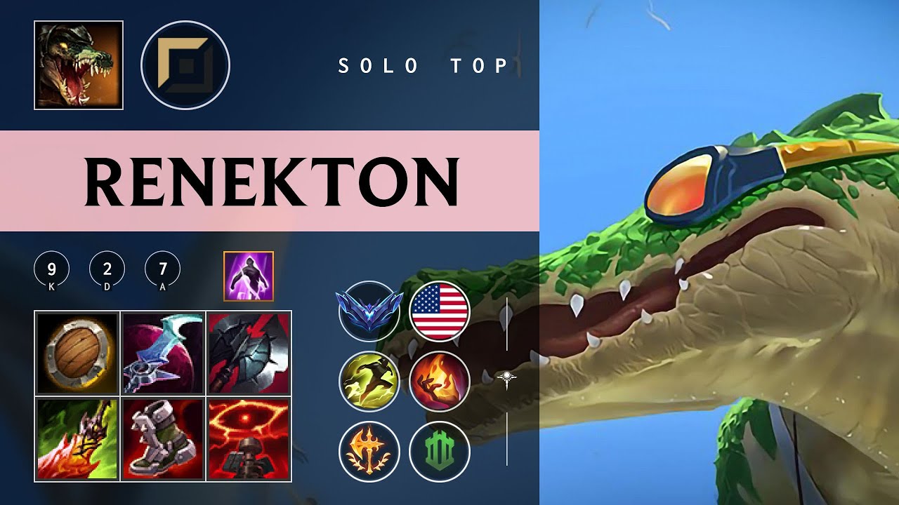 Renekton Top vs Olaf - NA Diamond Patch 26.01