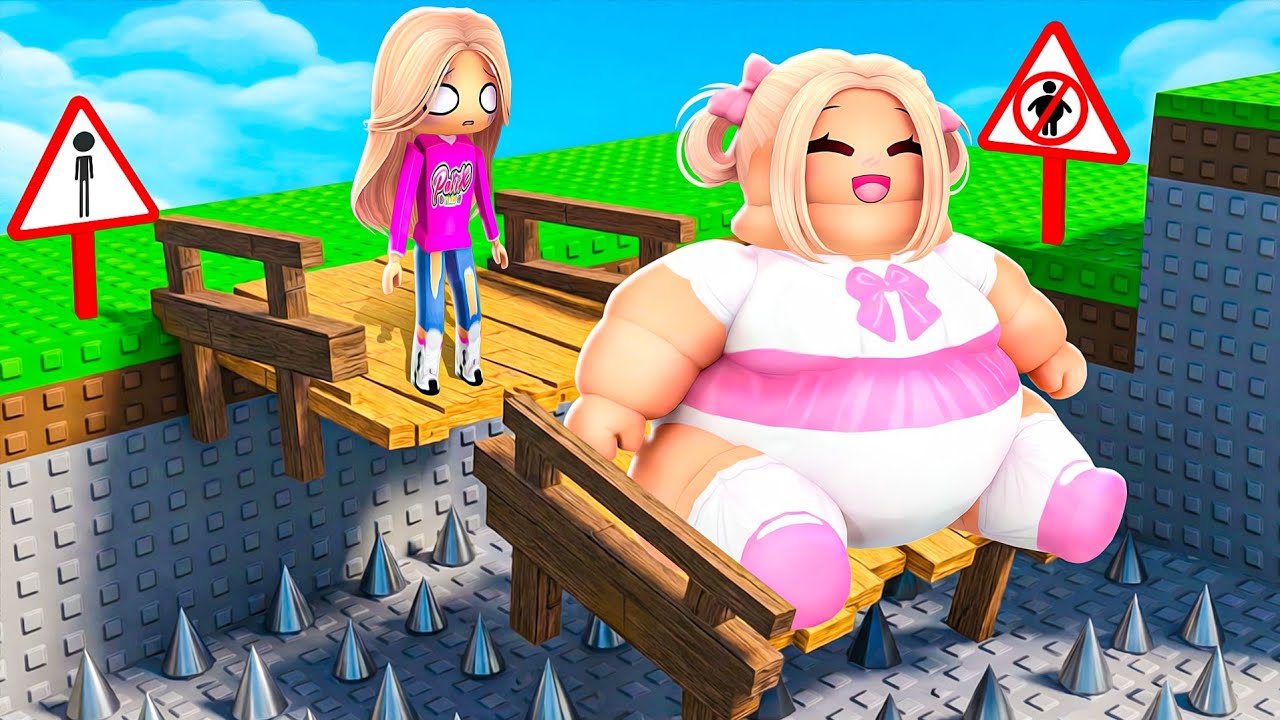GRUBA AMI vs CHUDA PATI OBBY w ROBLOX! *śmieszne* 🤣