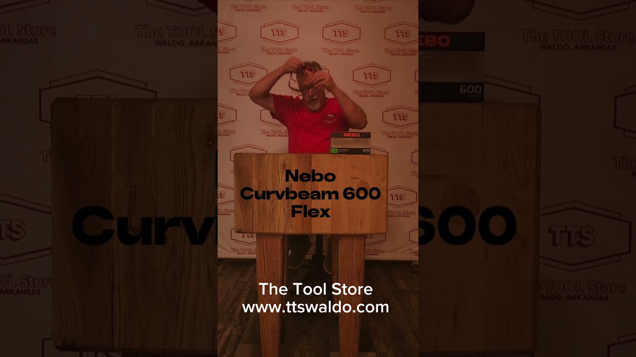 Nebo Curvbeam 600 Flex Headlamp Available at The Tool Store and www.ttswaldo.com #nebo #headlamp