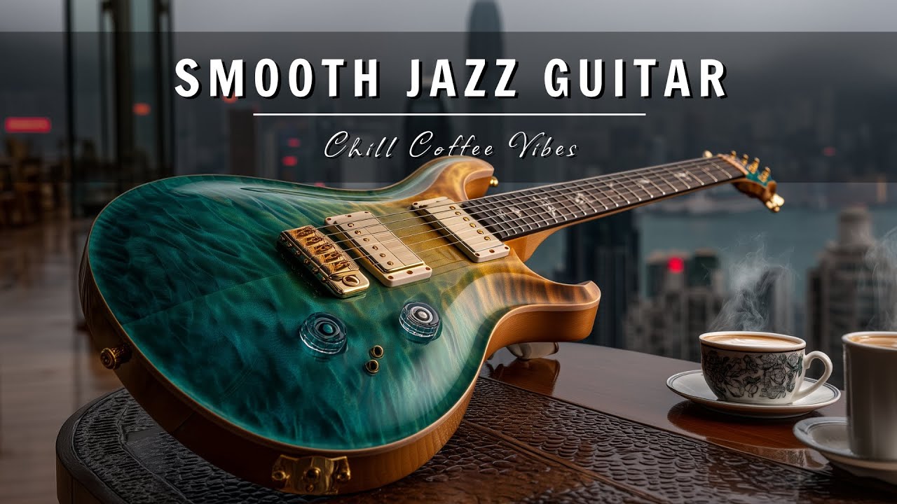 Smooth Jazz Guitar Music - Cool Cafe Vibes • Relaxing Guitar Music for Cafe, Study & Work