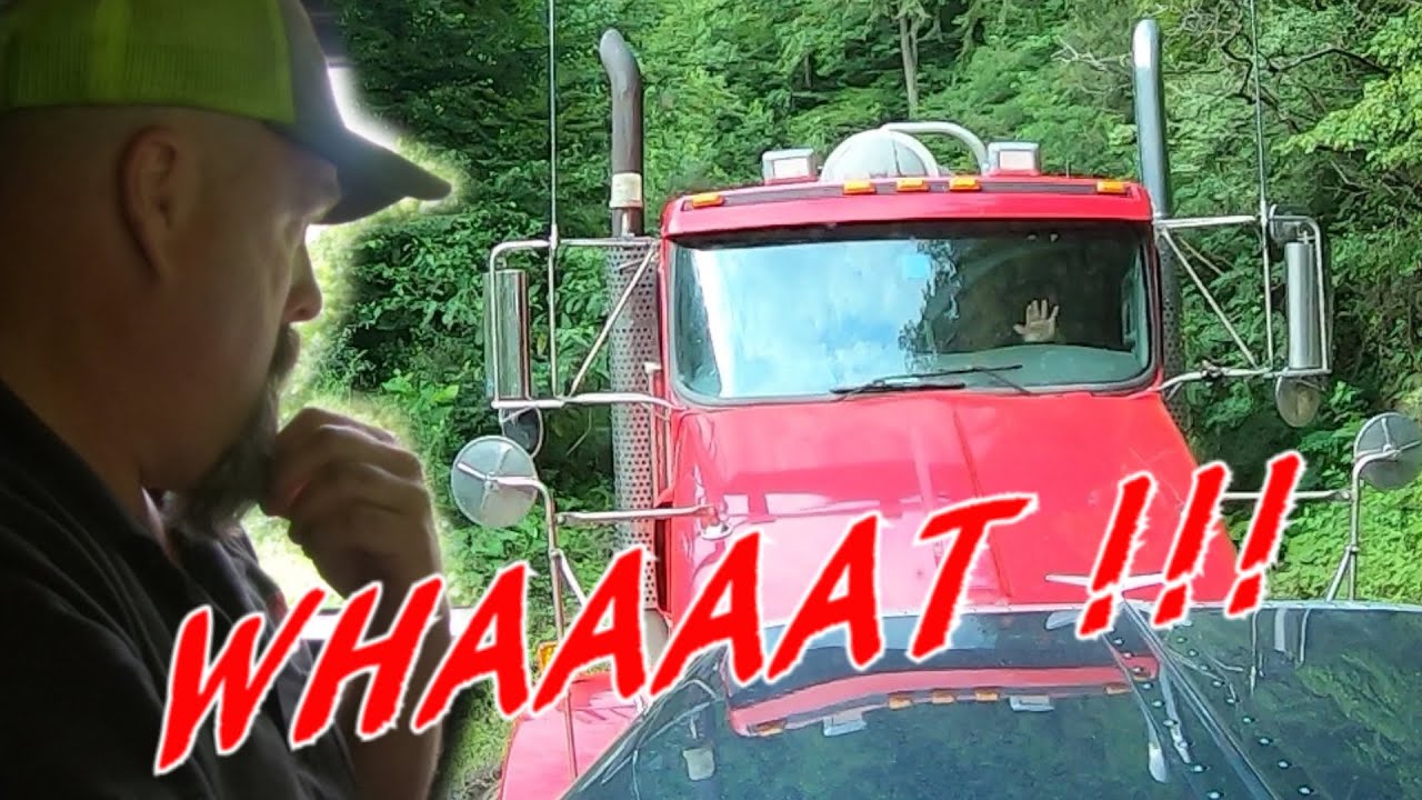 TRUCKER2CHAINS ROLLS ON DOWN THE HILL !!! VALLEY TRANSPORTATION STYLE...