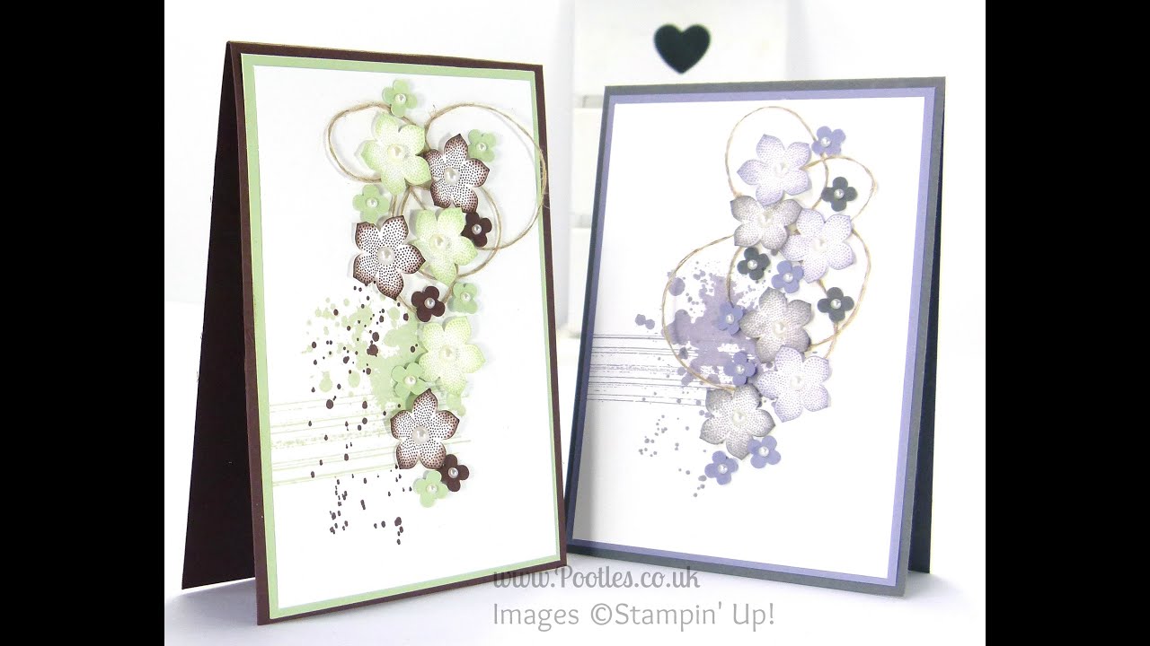 Petite Petals Card with Twisted Linen Thread from Stampin' Up! UK Tutorial