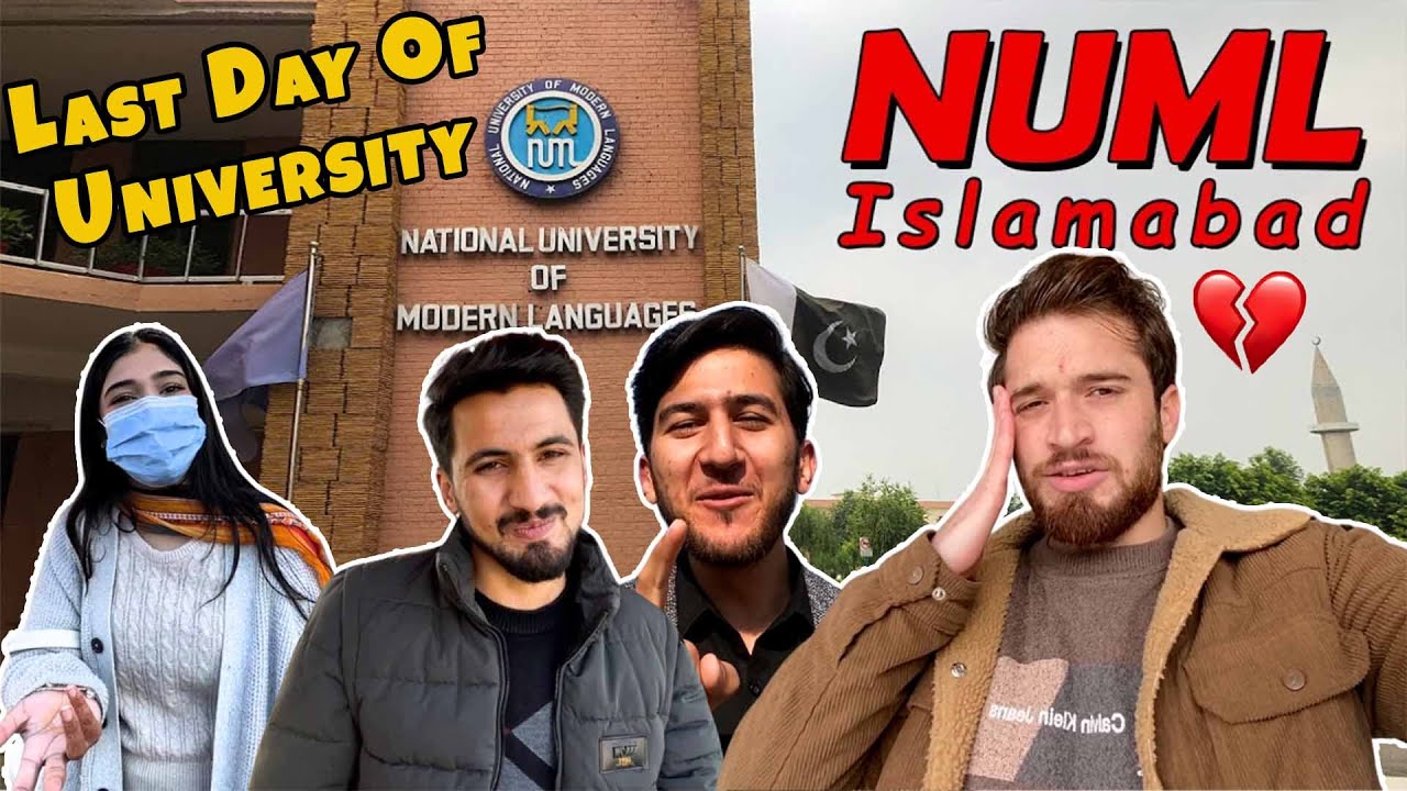 My Last Day At NUML University Islamabad - Wasif Nisar Life at NUML Islamabad