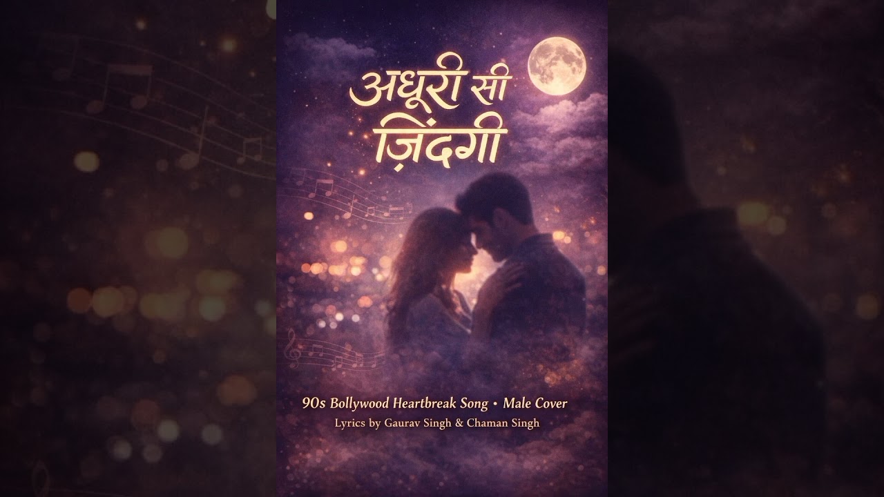 अधूरी सी ज़िंदगी – 90s Bollywood Romantic Heartbreak Song | Male Cover