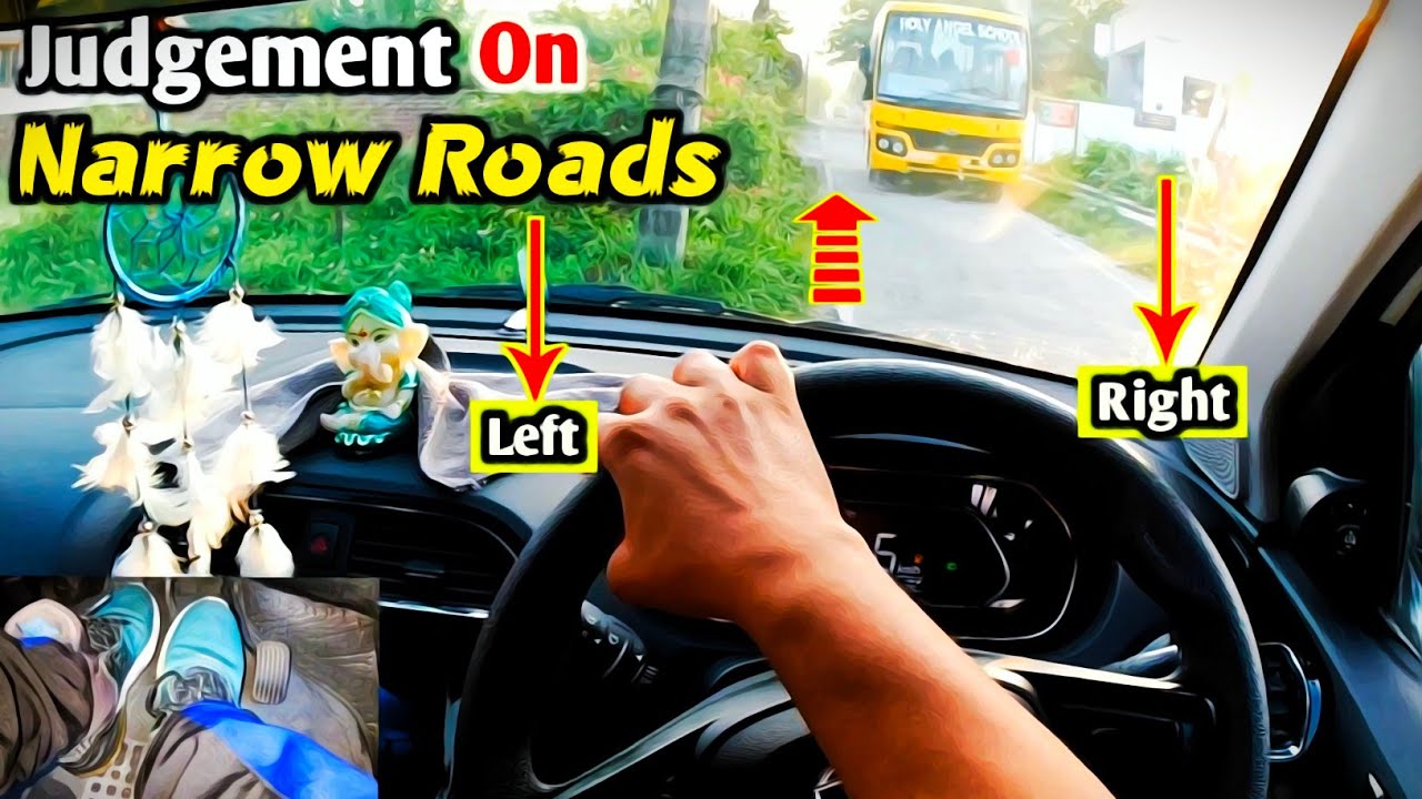Car Judgement Explained On Narrow Roads✅| Confidence Building Technique ✅ Shrideshvlogs