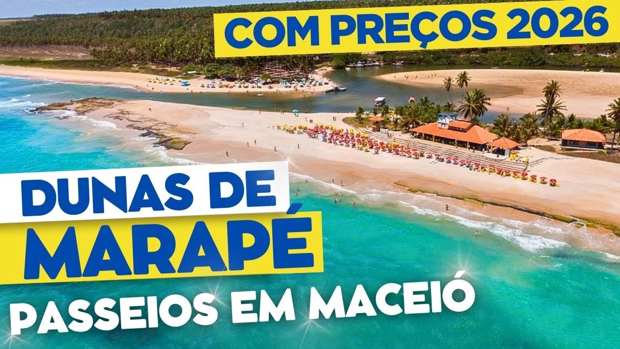 🌴Dunas de Marapé: Passeios em Maceió Alagoas - Descubra este lugar encantador