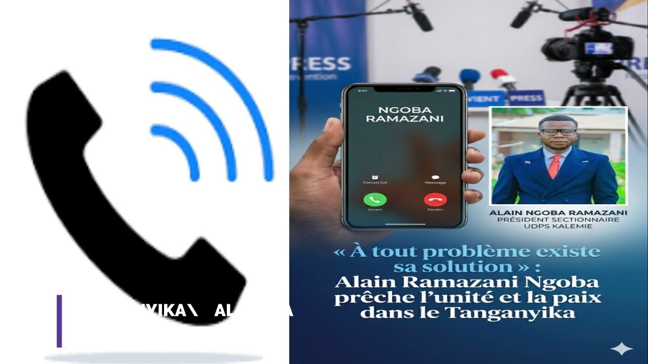 A TOUT PROBLÈME EXISTE  SA SOLUTION le Président sectionnaire UDPS Ngoba ramazani Alain