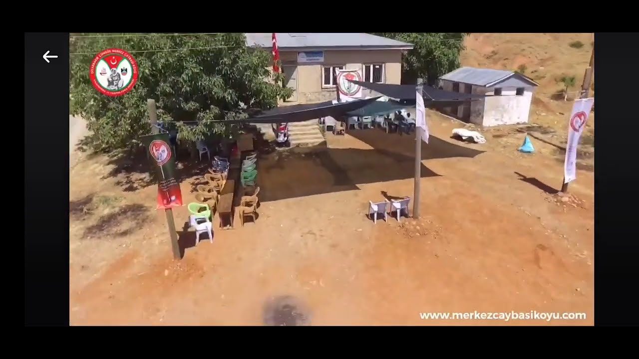 Diyarbakır Çüngüş Çaybaşı köyü Karameşe mezra Dron görüntüsü