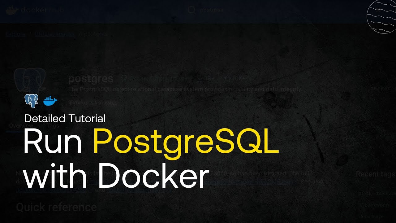 How to Run PostgreSQL with Docker Locally