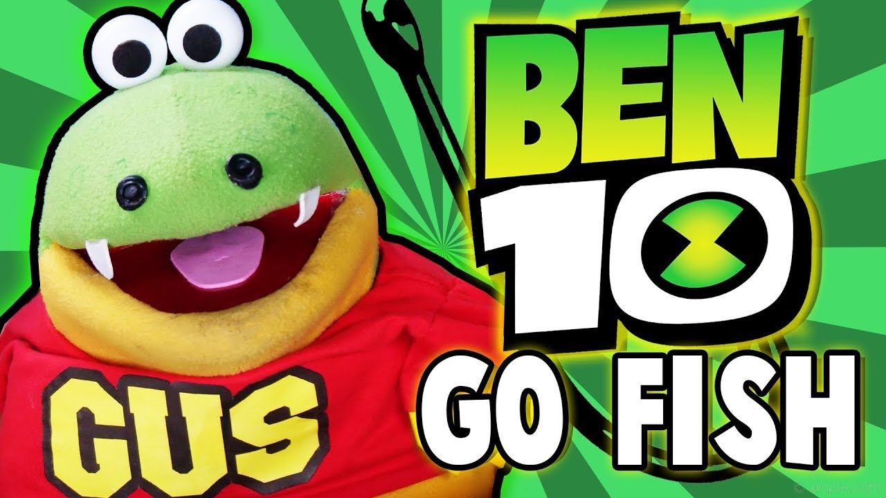 Gus Gummy Gator plays Ben 10 Go Fish ~ pocket.watch original challenge ~ pocket.watch jr.