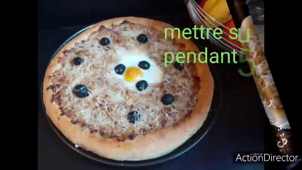Pizza aux thon et fromage ببتزا بنوتة والجبن