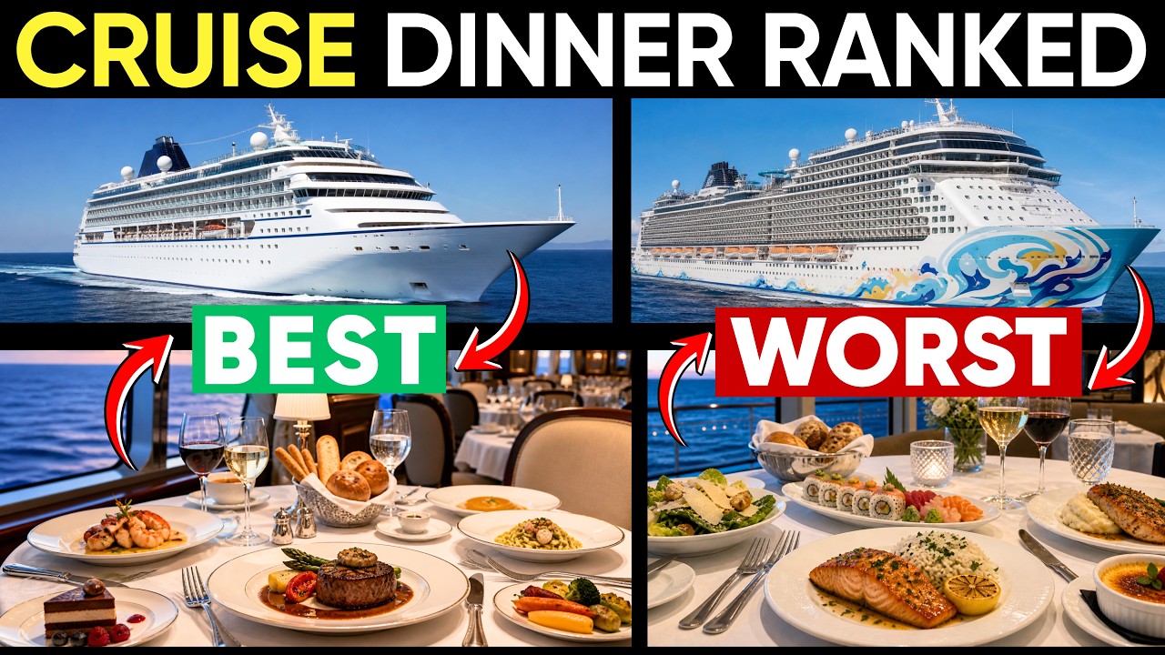 I Ate Dinner on 10 Cruise Lines &mdash; Here's My Honest Ranking