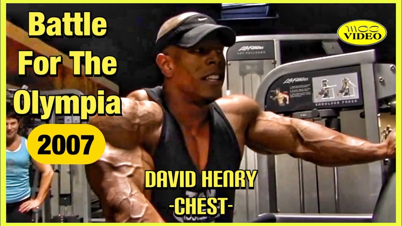 DAVID HENRY - CHEST (2007) BATTLE FOR THE OLYMPIA DVD