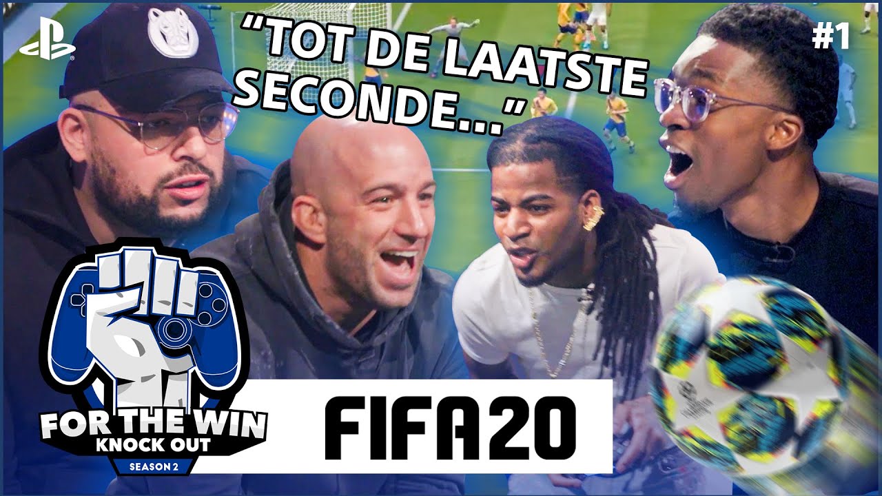 GAMINGTOERNOOI | QUCEE & JAYJAY 🆚 KEIZER & DEFANO | FIFA 20 | 🆕FOR THE WIN: KNOCK OUT S2 | #1