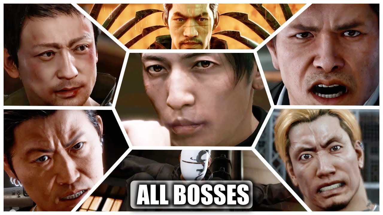 Lost Judgment - All Bosses - All Boss Fights