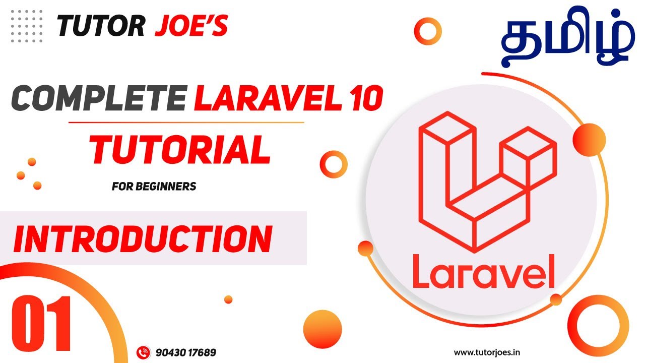 Complete Laravel 10 Tutorial in Tamil | PHP Web Framework | Tutor Joe's |தமிழ் Day-1
