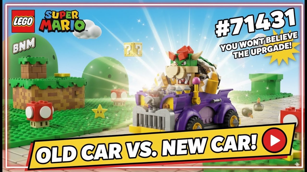 LEGO Super Mario Bowser&rsquo;s Muscle Car 71431 - LEGO Speedbuild