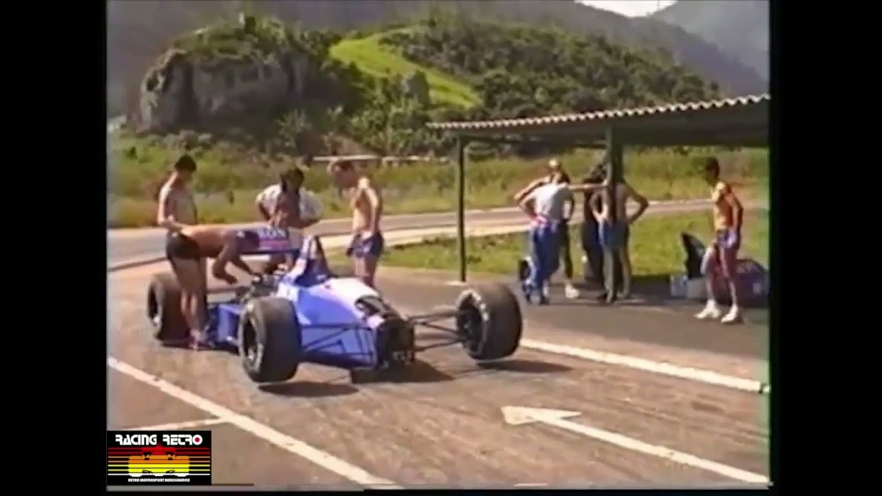 1989 March - Stefan Johansson drove Onyx ORE-1 for 1st time @ Maqui-Mundi karting circuit