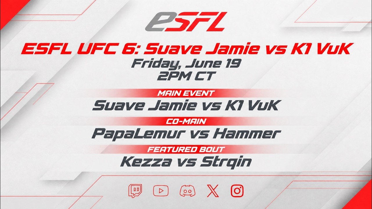 EA UFC Esports Returns With ESFL's UFC 6 Launch Celebration! 1440p 60fps NIGHT 1