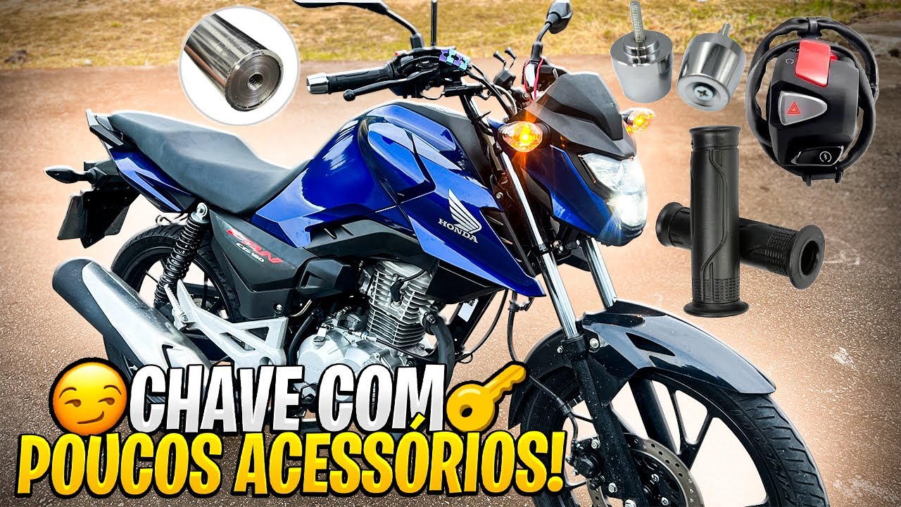 COMO DEIXAR SUA MOTO CHAVE COM POUCOS ACESSÓRIOS