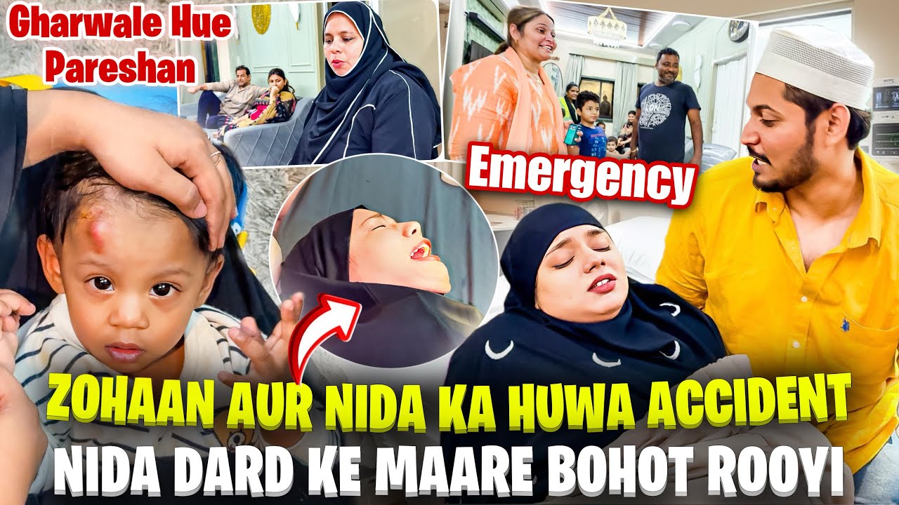 Ramzan Day 3 - Nida Aur Zohaan Ka Accident Hua😓 | Ek Saath Family Pe Burayi Aayi 😢 | Niyan &hearts;️
