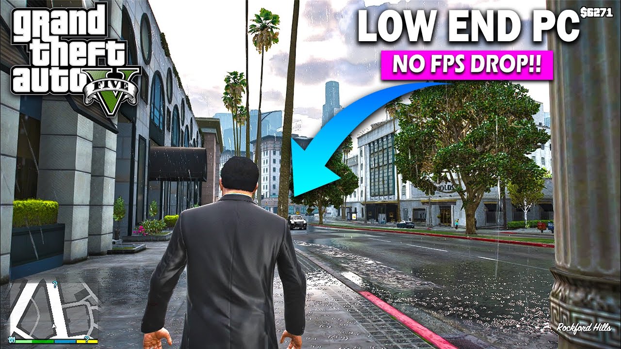 GTA V ✅Лучший графический мод 2022 года для слабых ПК | Без падения FPS | Лучше, чем NVE