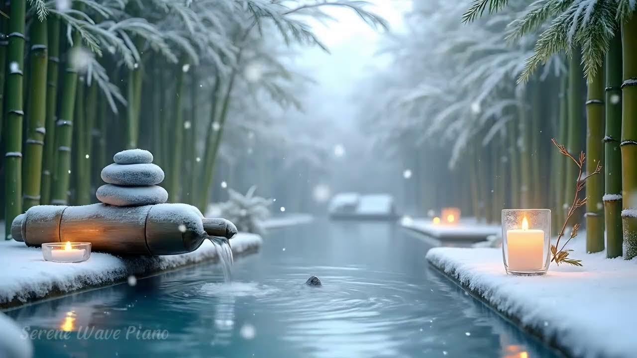 Спокойная фортепианная музыка и звуки воды для полного снятия стресса